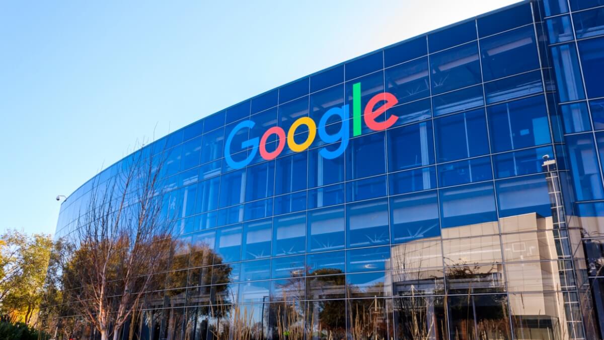 fachada de prédio da Google